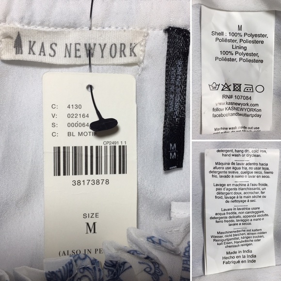 Anthropologie KAS NY Livia Maxi Dress Sz M NWT - Picture 7 of 8